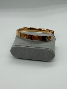Rose Goldtone Bangle Bracelet